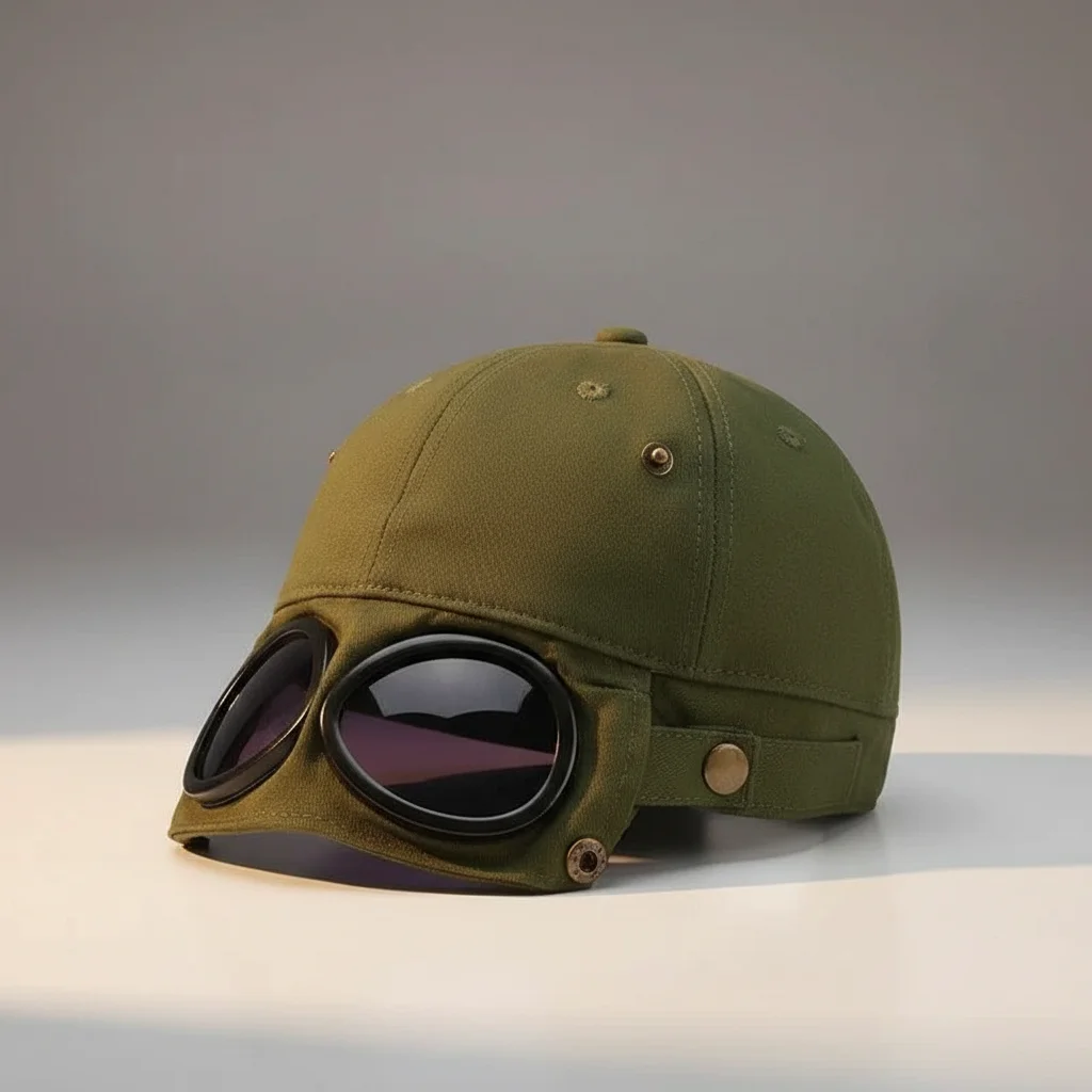 casquette vintage aviateur aventure - Vue 1 - casquette vintage