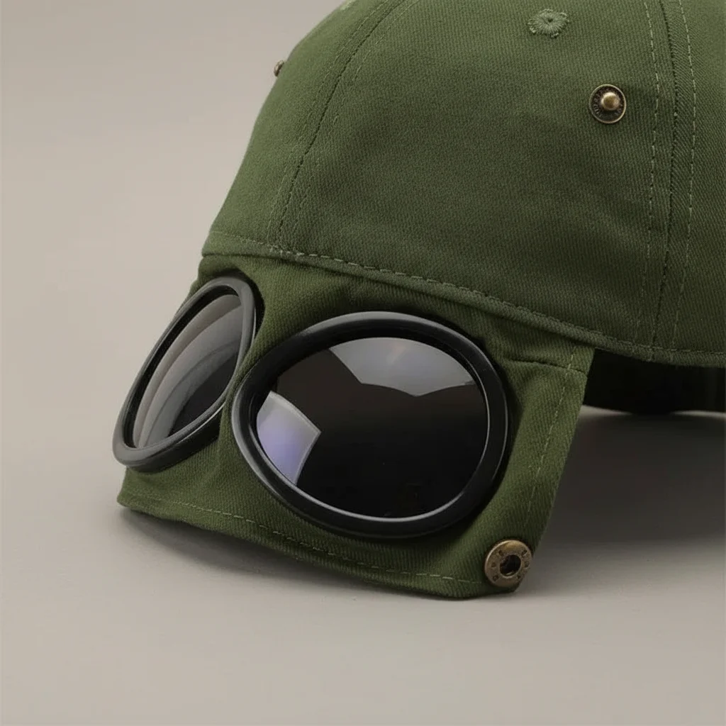 casquette vintage aviateur aventure - Vue 4 - casquette vintage