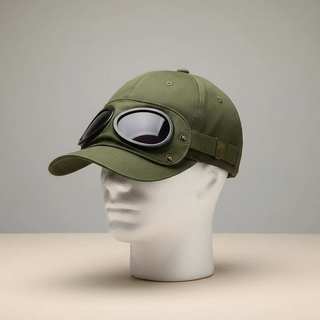casquette vintage aviateur aventure - Vue 5 - casquette vintage