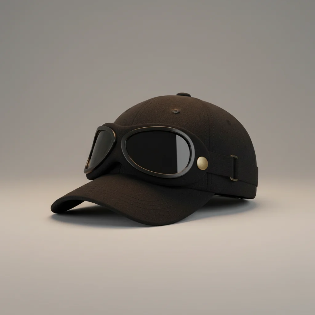 casquette vintage aviateur aventure - Vue 7 - casquette vintage