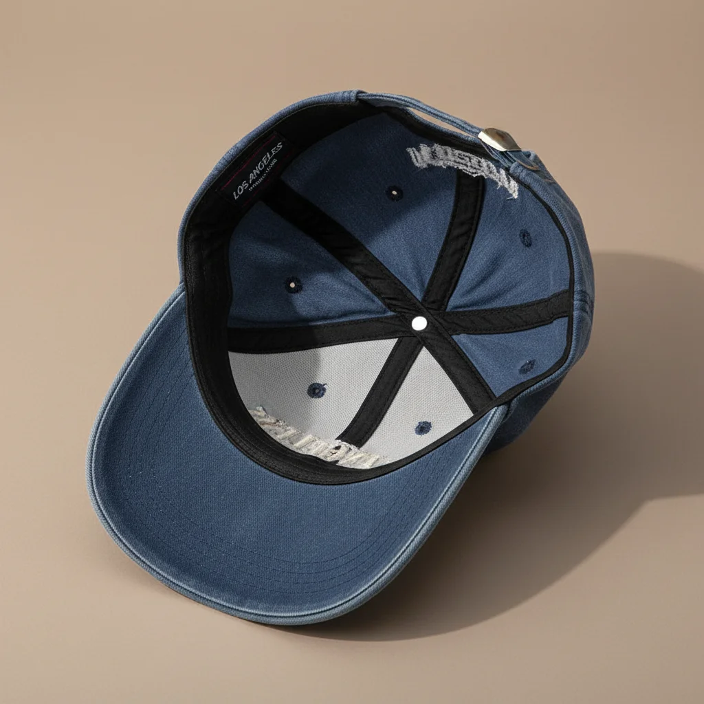 casquette vintage baseball coton unisexe - Vue 3 - casquette vintage