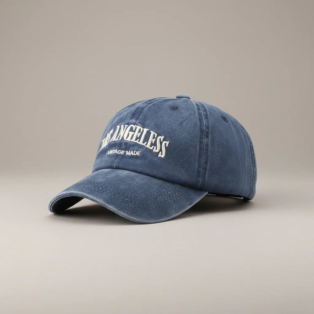 casquette vintage baseball coton unisexe - Vue 5 - casquette vintage