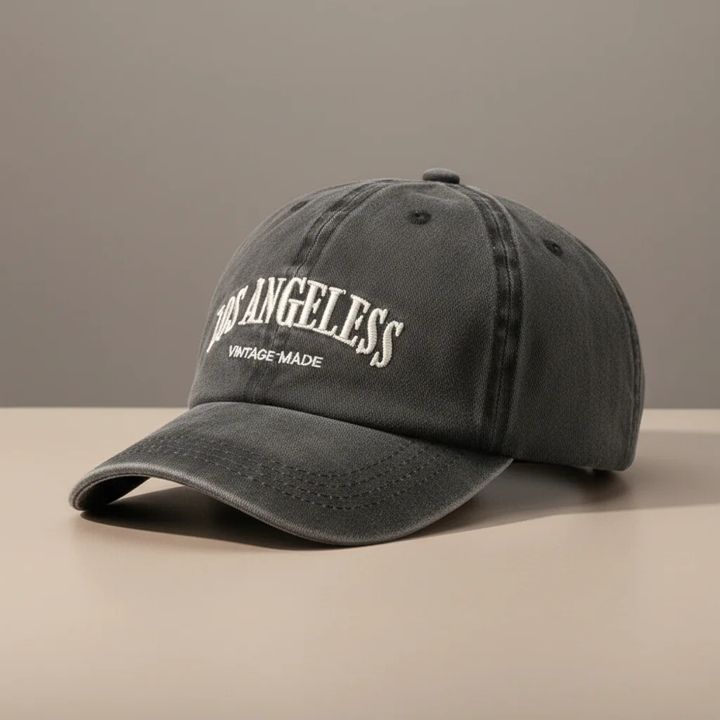 casquette vintage baseball coton unisexe - Vue 8 - casquette vintage