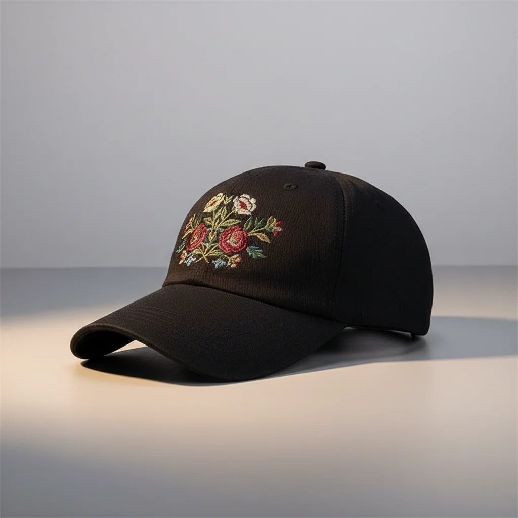 casquette vintage brodée motif floral - Vue 13 - casquette vintage