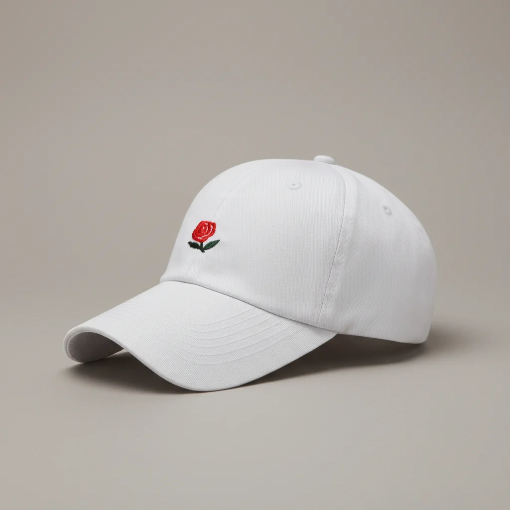 casquette vintage brodée motif floral - Vue 2 - casquette vintage