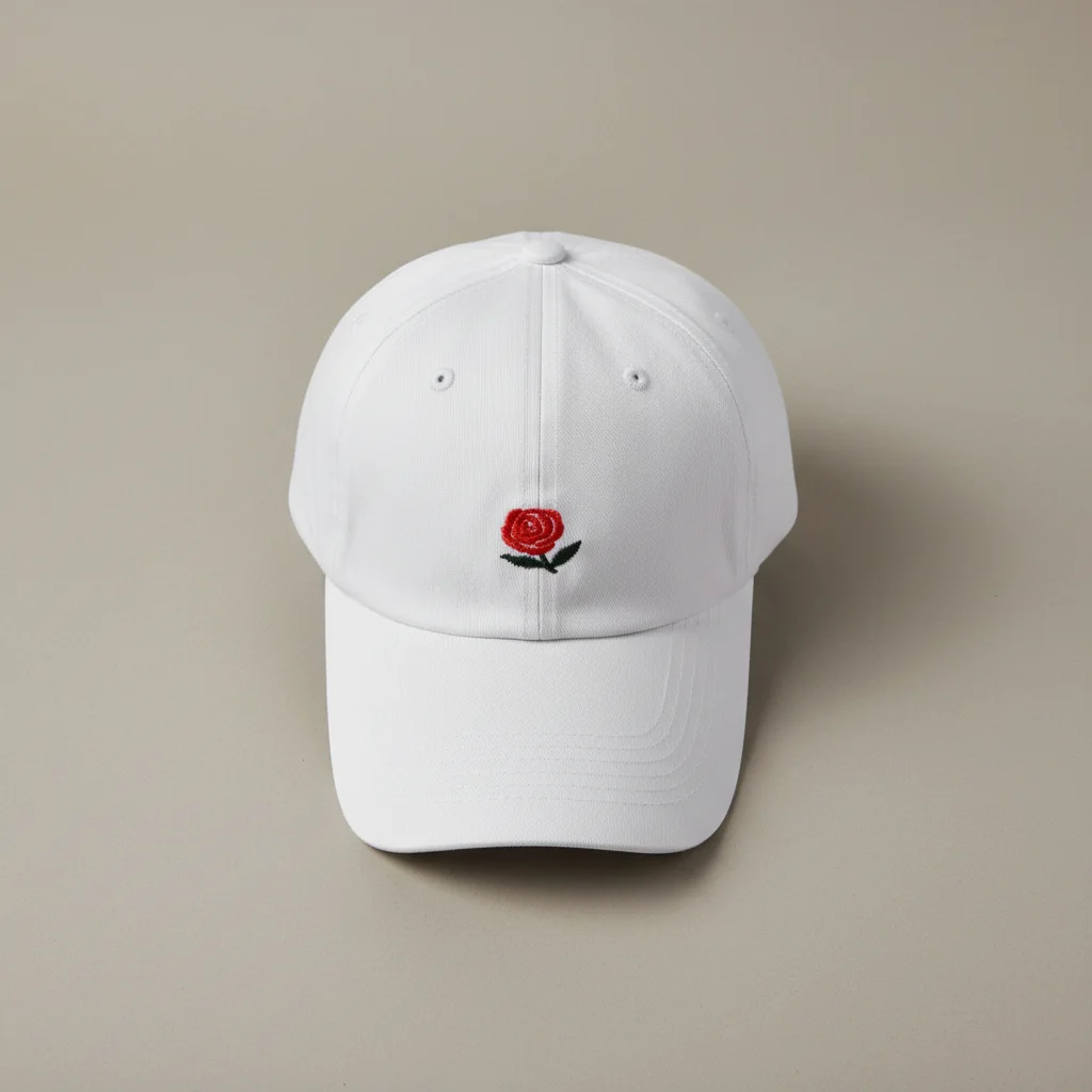 casquette vintage brodée motif floral - Vue 3 - casquette vintage