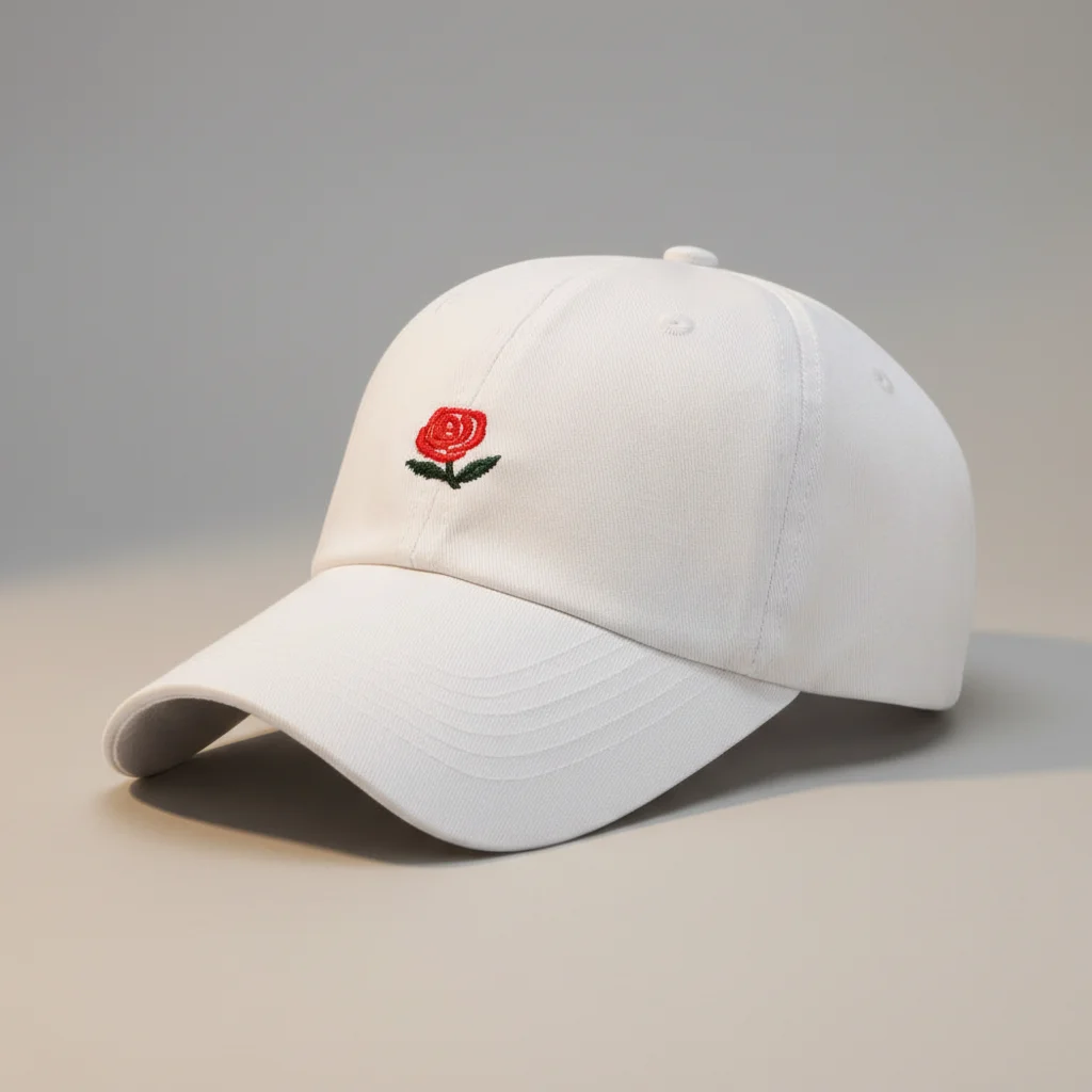 casquette vintage brodée motif floral - Vue 5 - casquette vintage