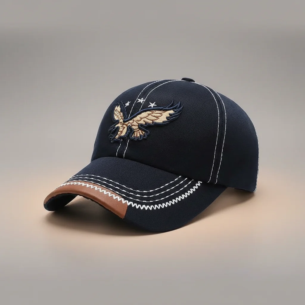 casquette vintage brodée style baseball aventure - Vue 10 - casquette vintage