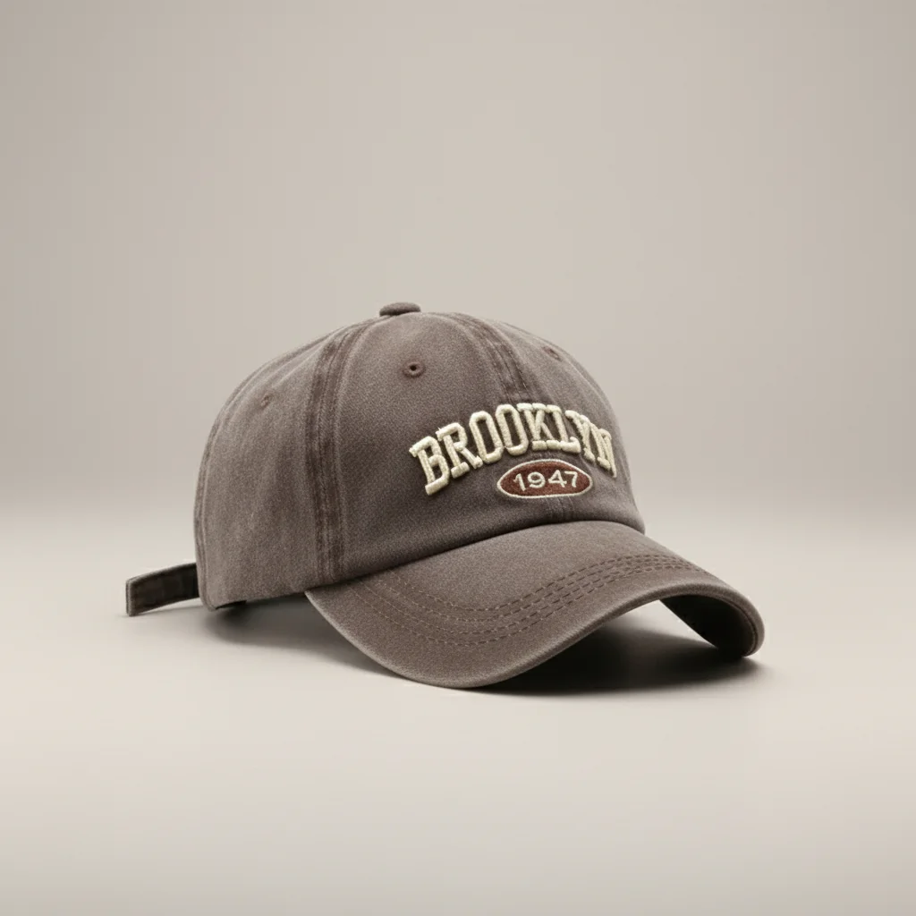 Casquette vintage brodée style baseball unisexe - Vue 10 - casquette vintage