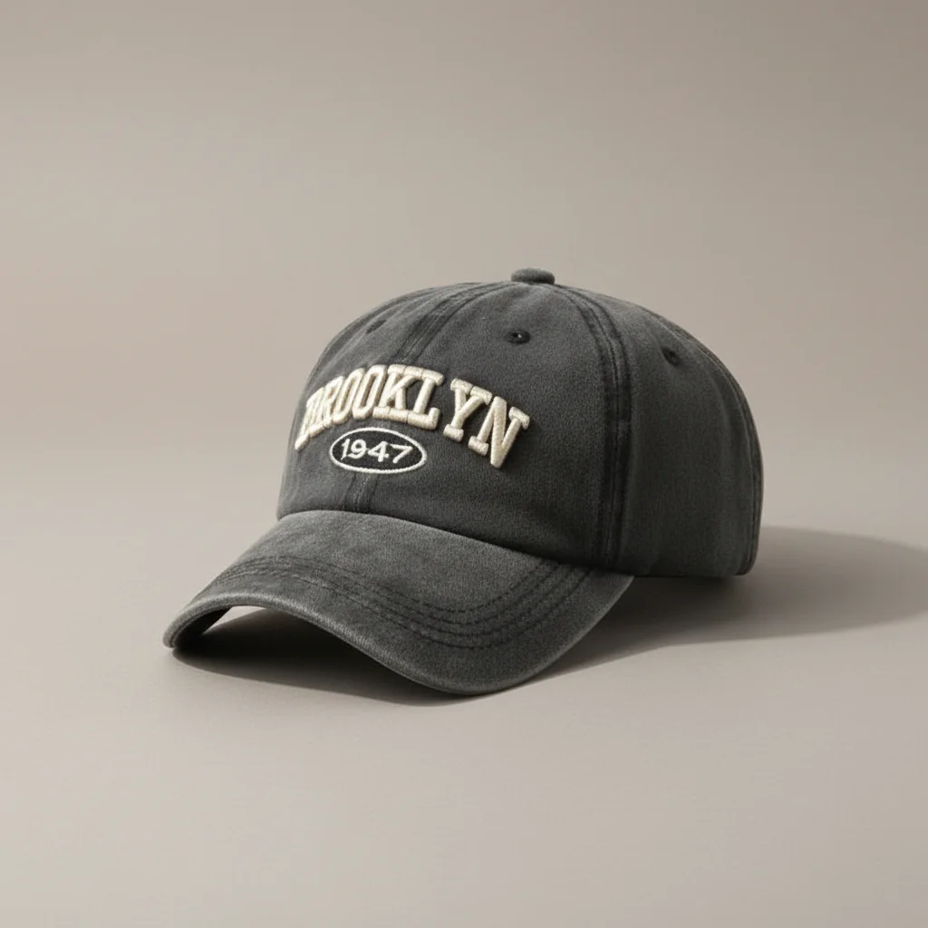 Casquette vintage brodée style baseball unisexe - Vue 12 - casquette vintage