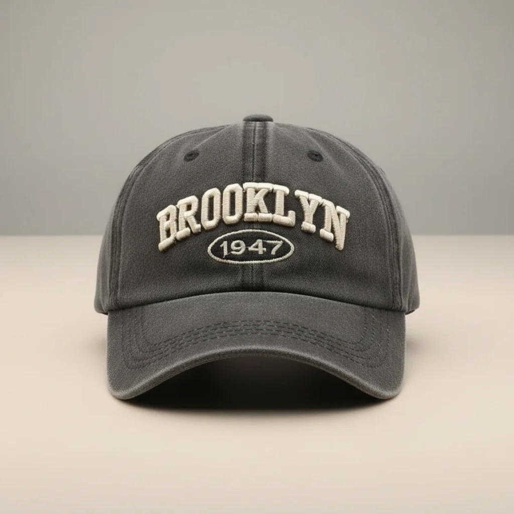Casquette vintage brodée style baseball unisexe - Vue 13 - casquette vintage