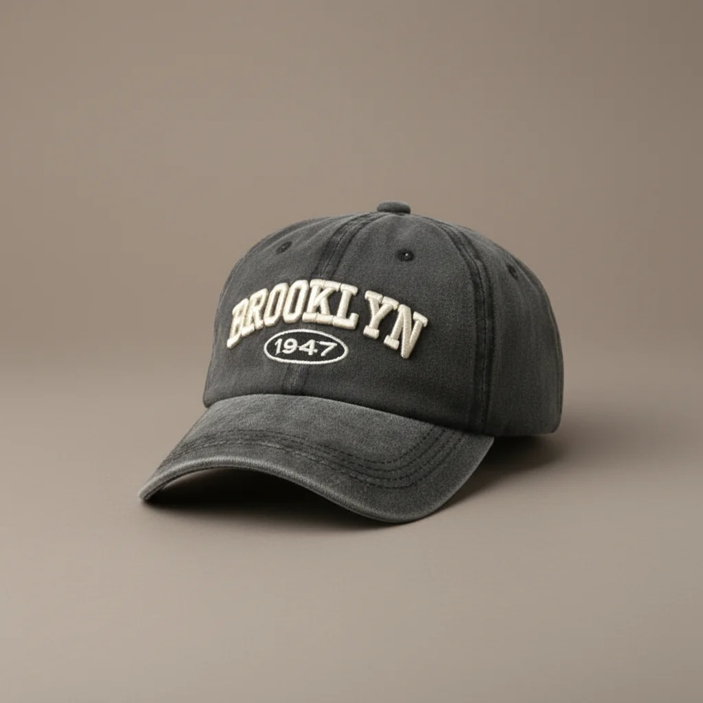 Casquette vintage brodée style baseball unisexe - Vue 16 - casquette vintage