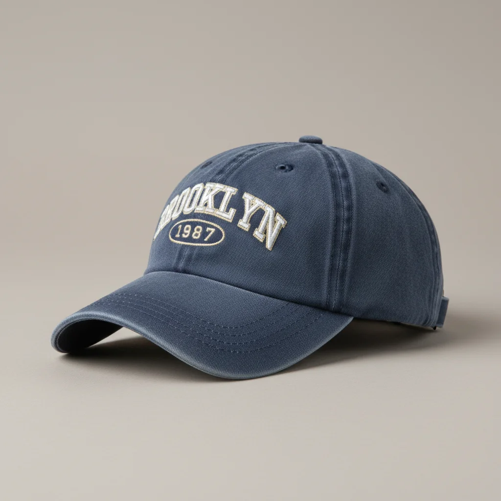Casquette vintage brodée style baseball unisexe - Vue 2 - casquette vintage