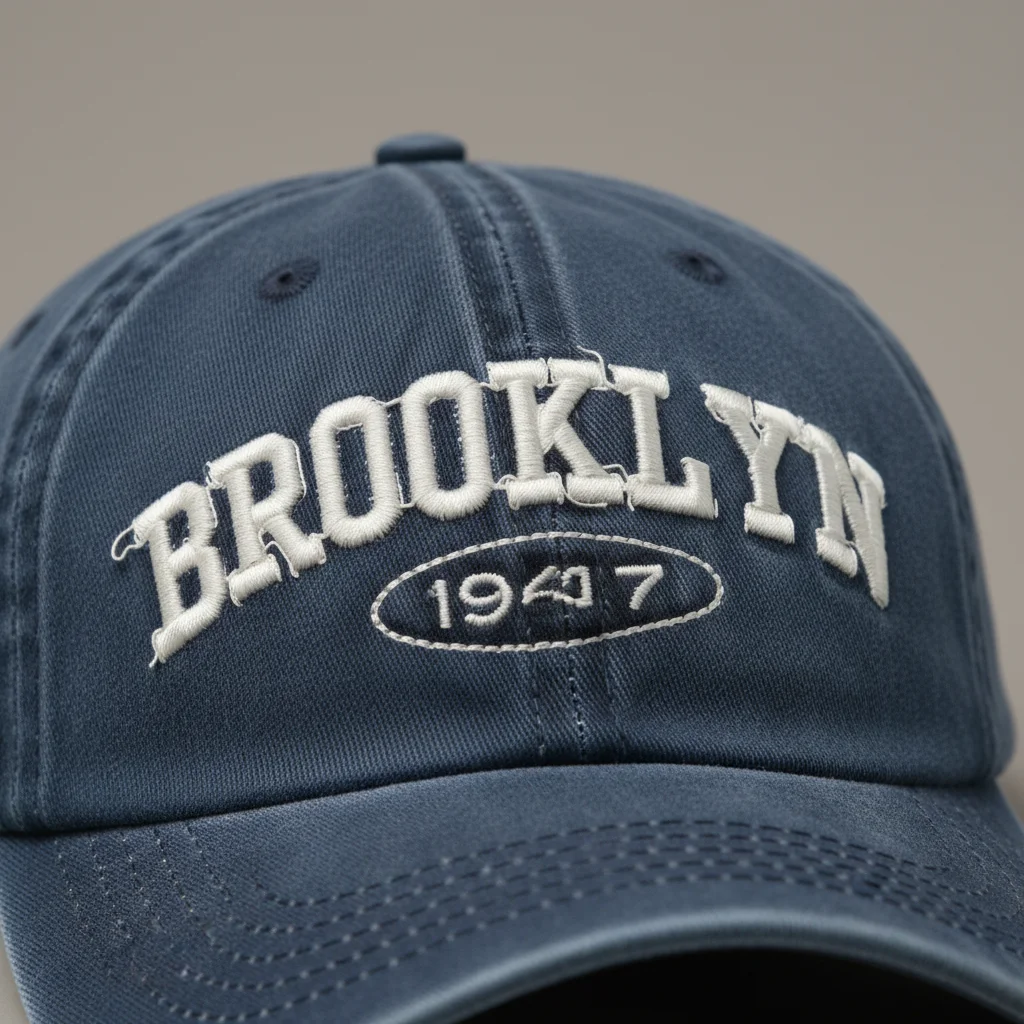 Casquette vintage brodée style baseball unisexe - Vue 4 - casquette vintage