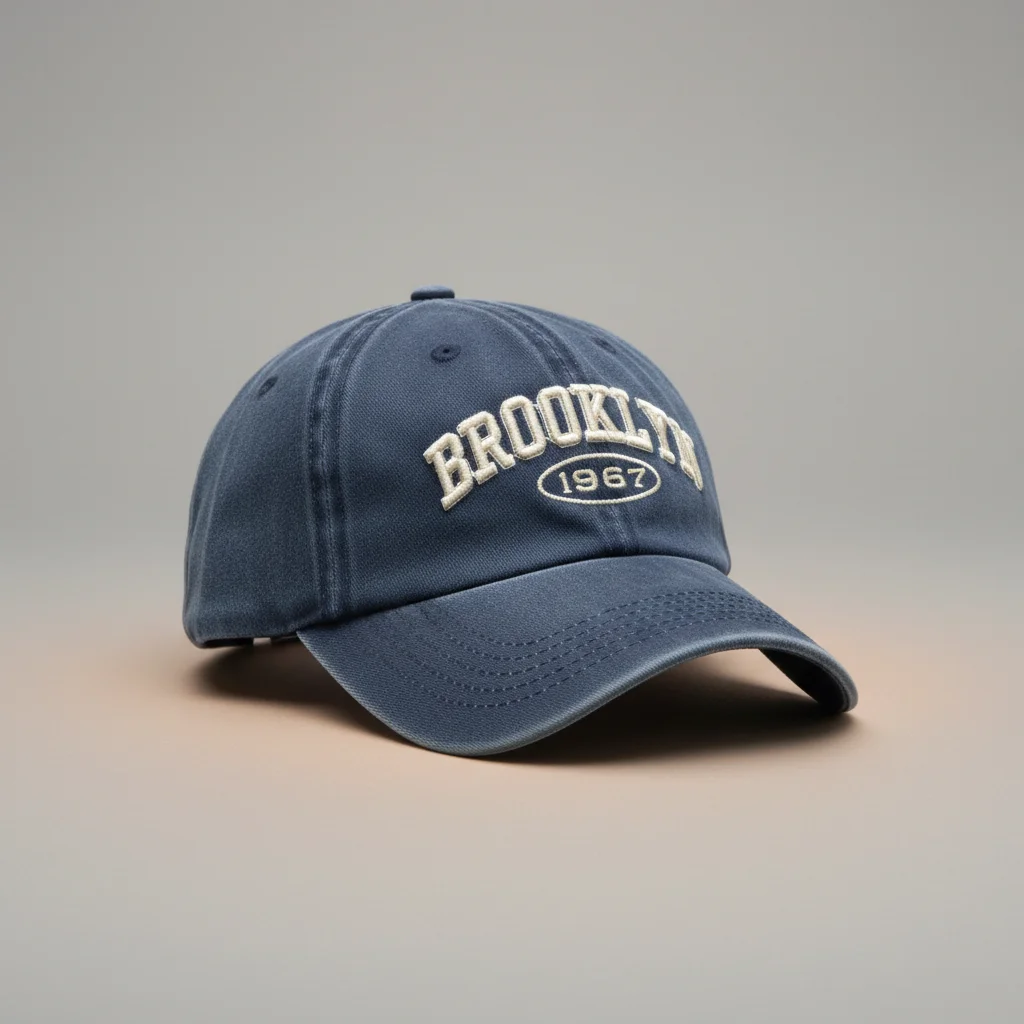 Casquette vintage brodée style baseball unisexe - Vue 5 - casquette vintage