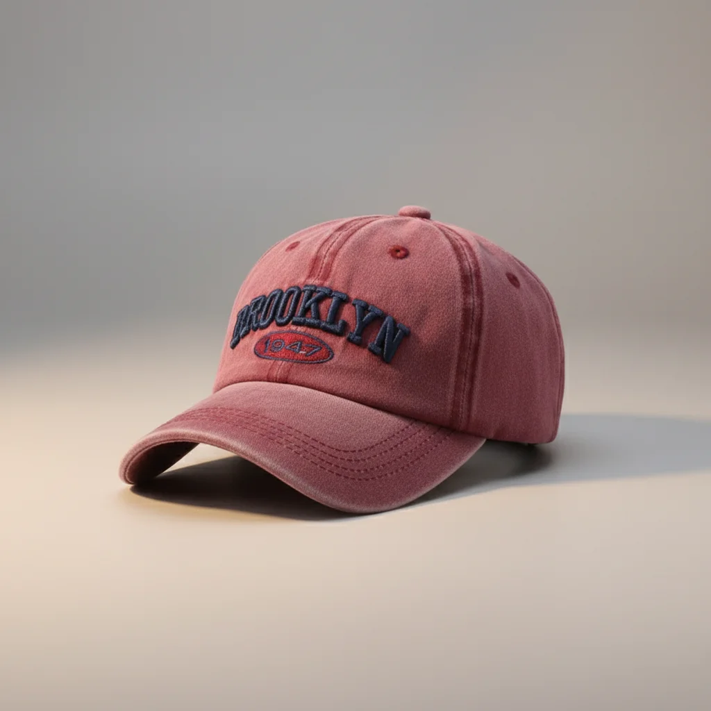 Casquette vintage brodée style baseball unisexe - Vue 6 - casquette vintage