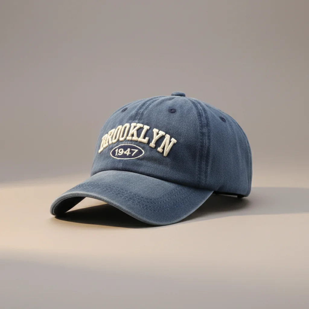 Casquette vintage brodée style baseball unisexe - Vue 7 - casquette vintage