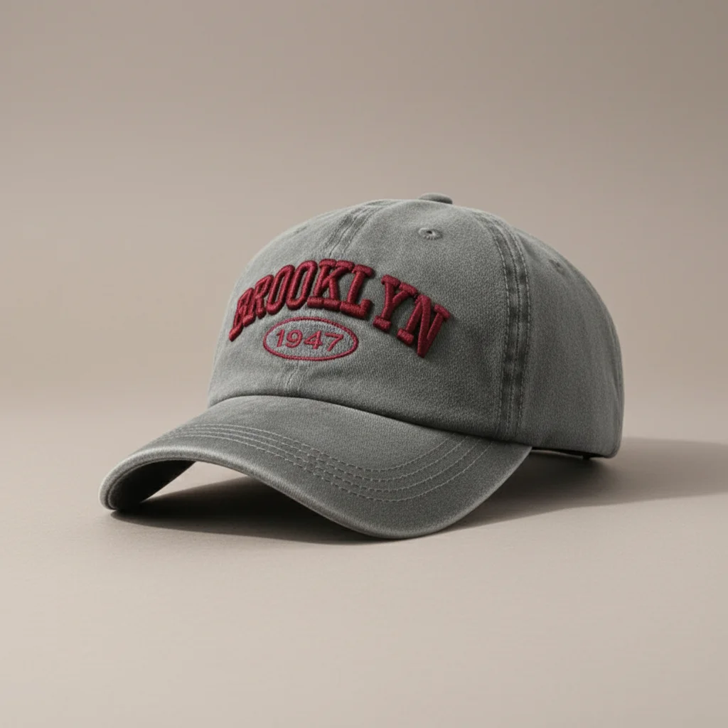 Casquette vintage brodée style baseball unisexe - Vue 9 - casquette vintage