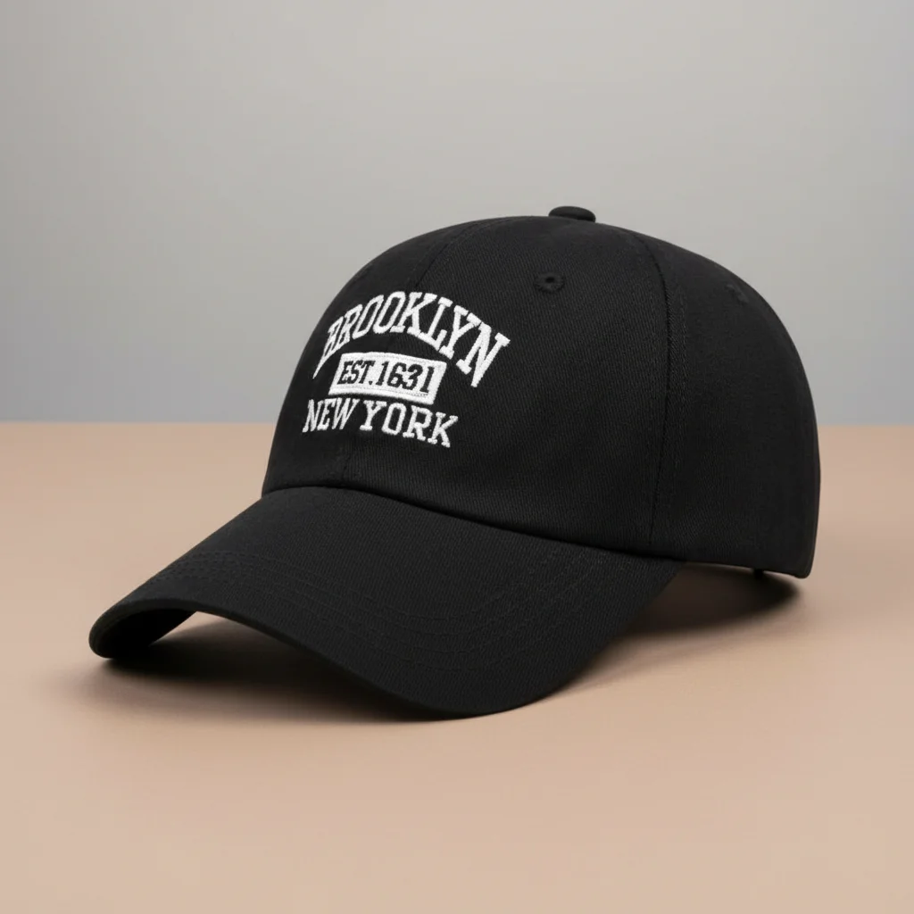 casquette vintage brodée style baseball urbain - Vue 1 - casquette vintage