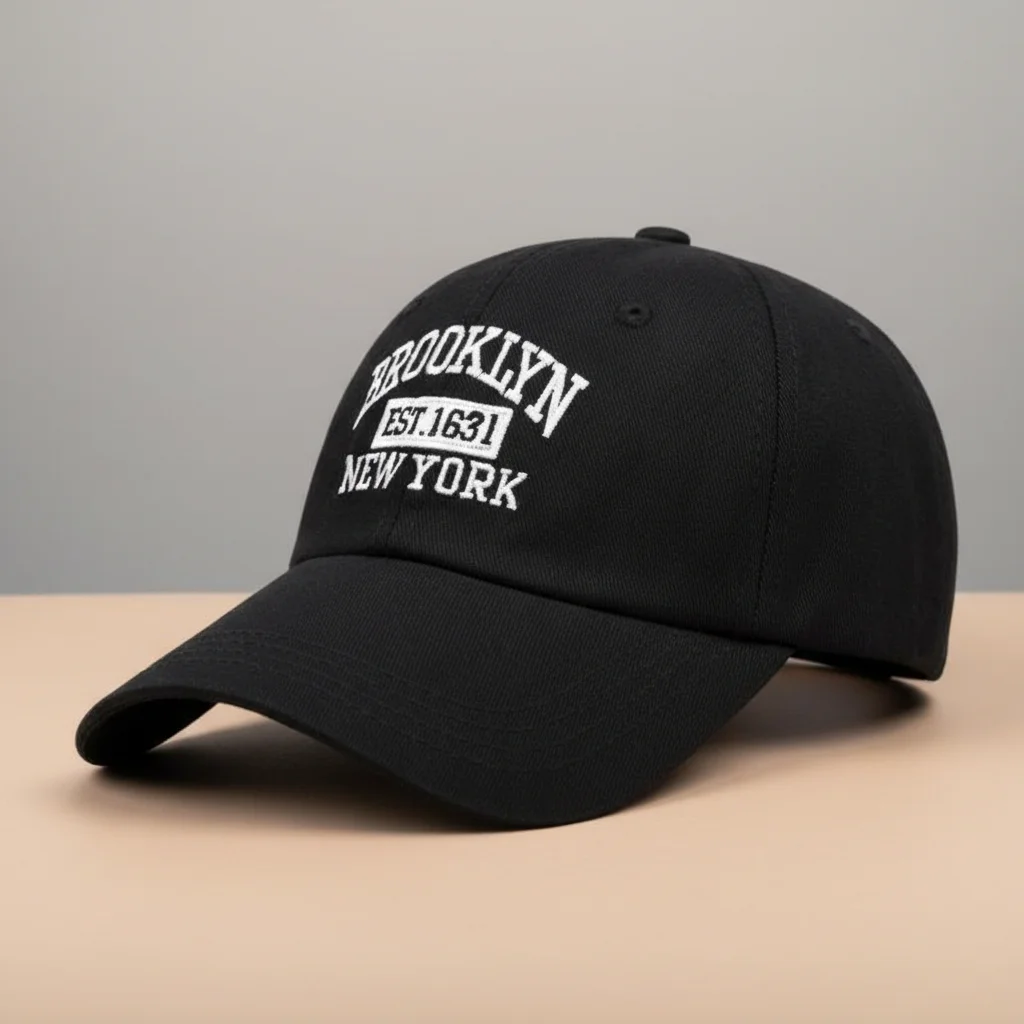 casquette vintage brodée style baseball urbain - Vue 2 - casquette vintage