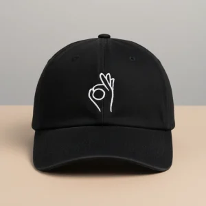 casquette vintage coton brodé ajustable - Vue 1 - casquette vintage