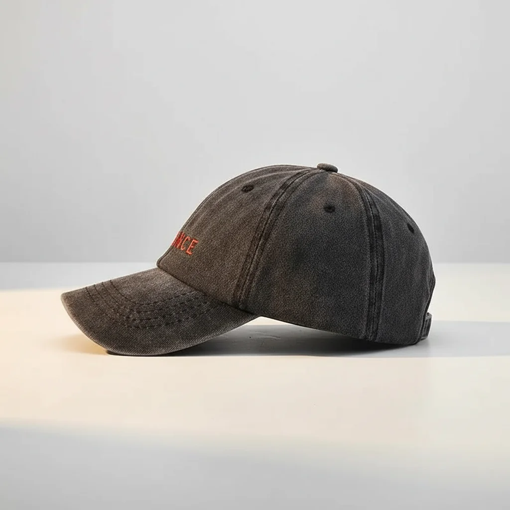 casquette vintage coton brodé ajustable - Vue 2 - casquette vintage