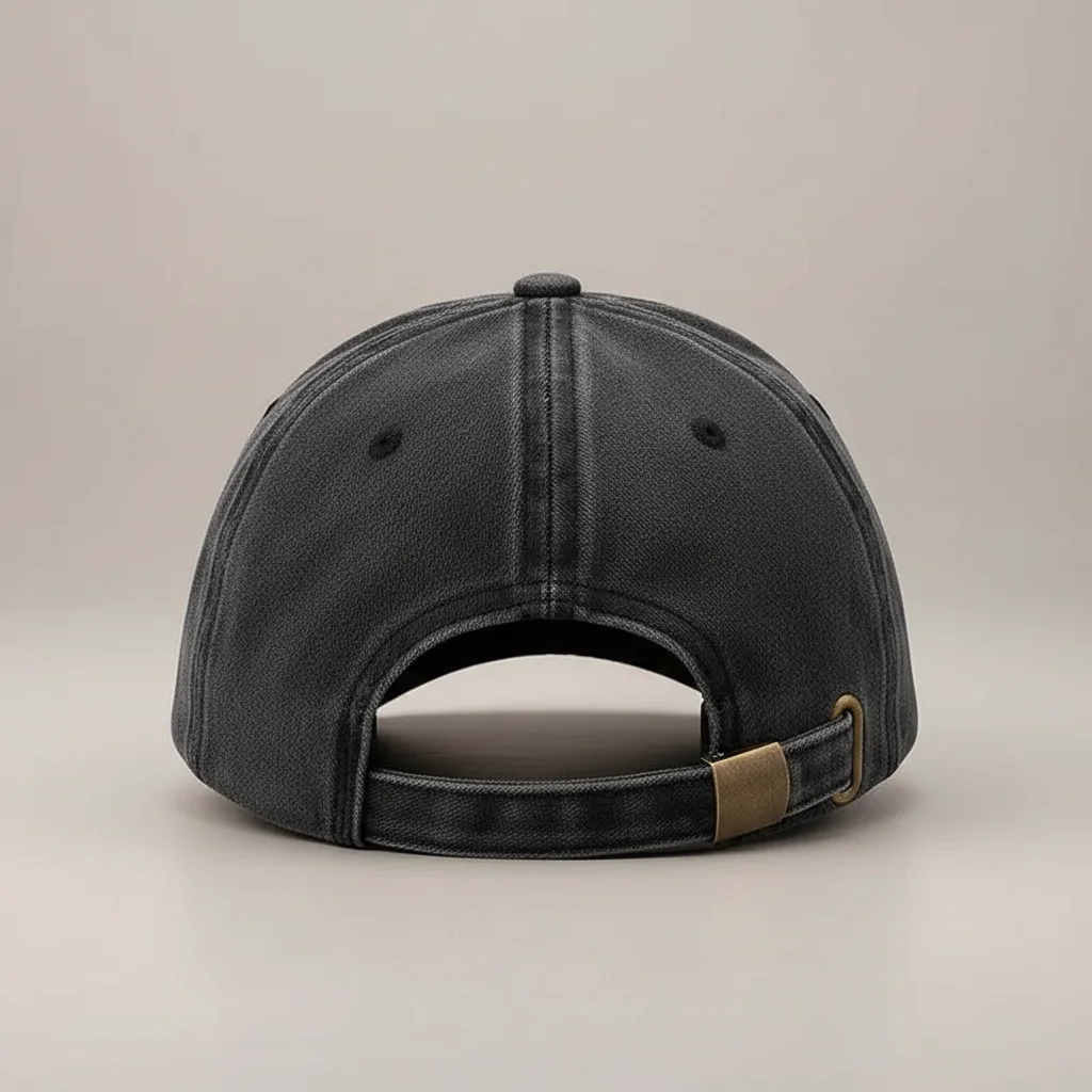 casquette vintage coton brodé ajustable - Vue 3 - casquette vintage