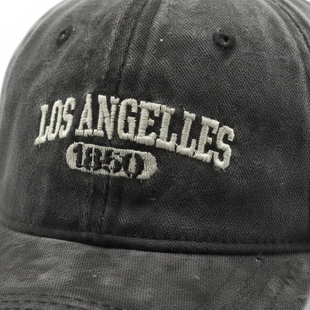 casquette vintage coton brodé ajustable - Vue 4 - casquette vintage