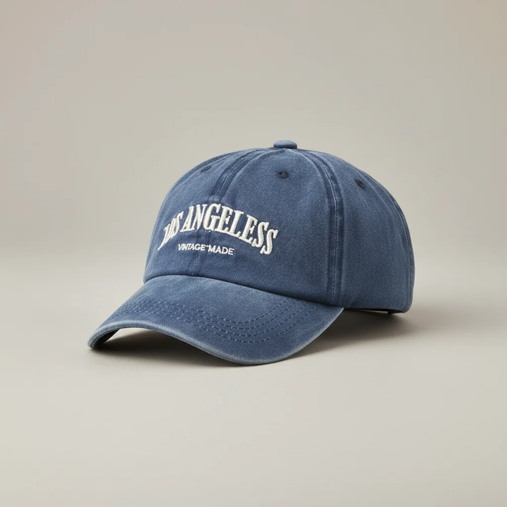 casquette vintage coton brodé ajustable unisexe - Vue 14 - casquette vintage