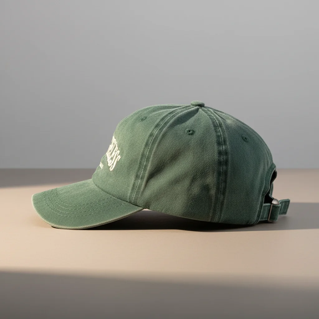 casquette vintage coton brodé ajustable unisexe - Vue 2 - casquette vintage