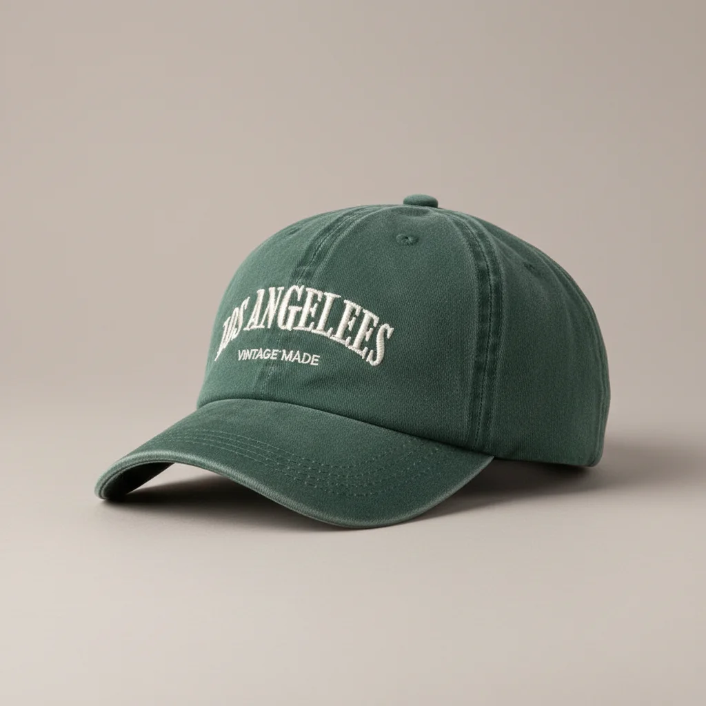 casquette vintage coton brodé ajustable unisexe - Vue 6 - casquette vintage