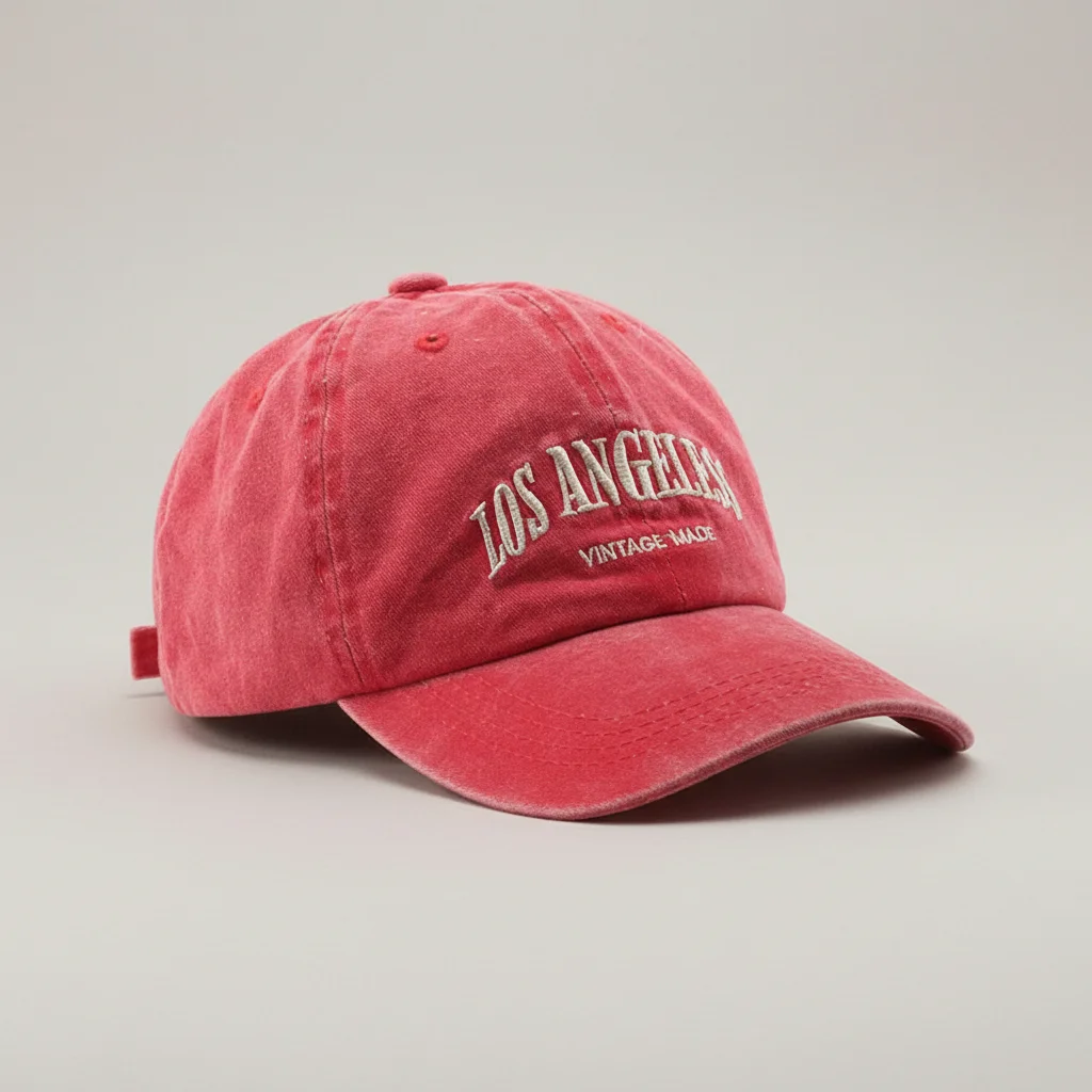 casquette vintage coton brodé ajustable unisexe - Vue 7 - casquette vintage