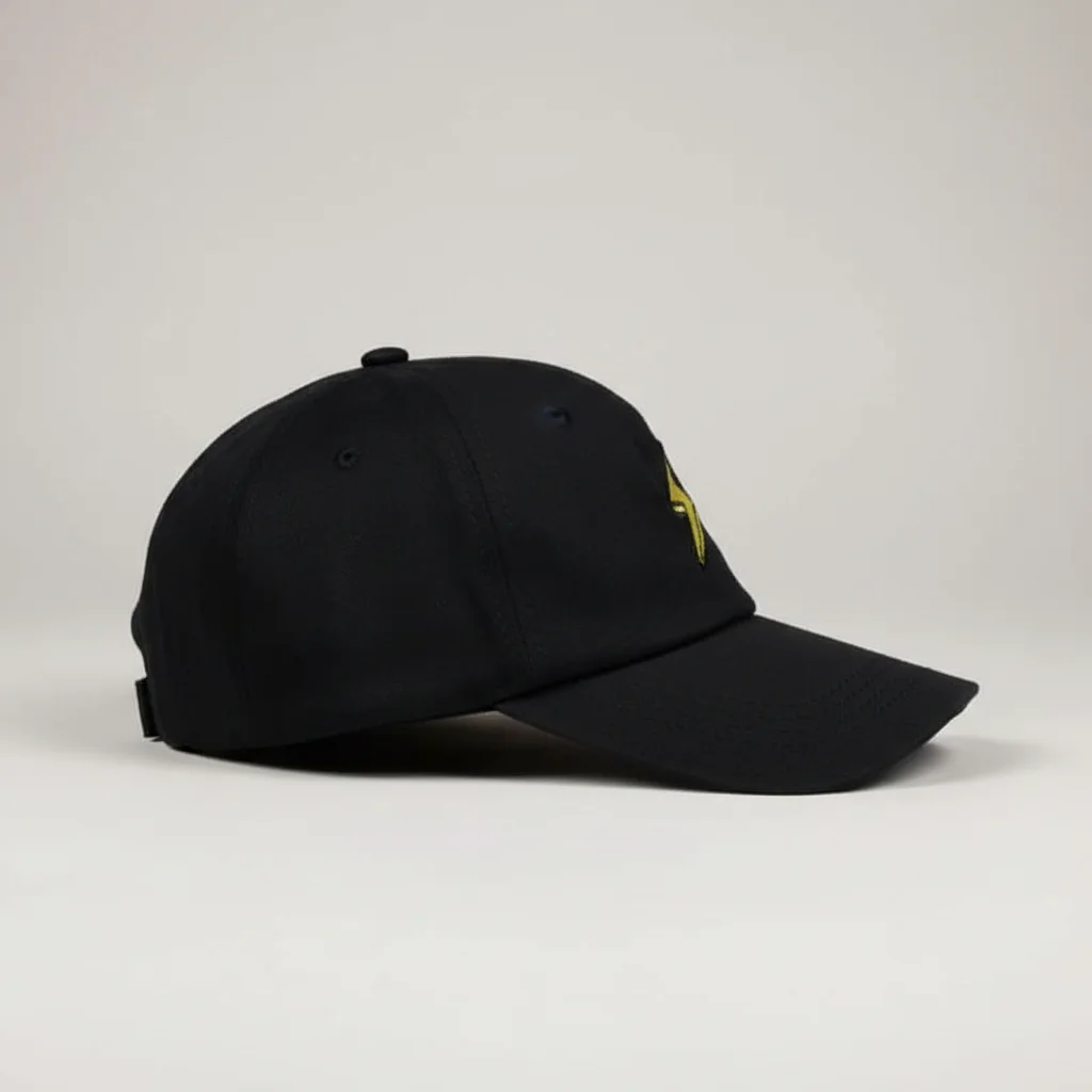 casquette vintage coton brodé éclair audacieux - Vue 2 - casquette vintage