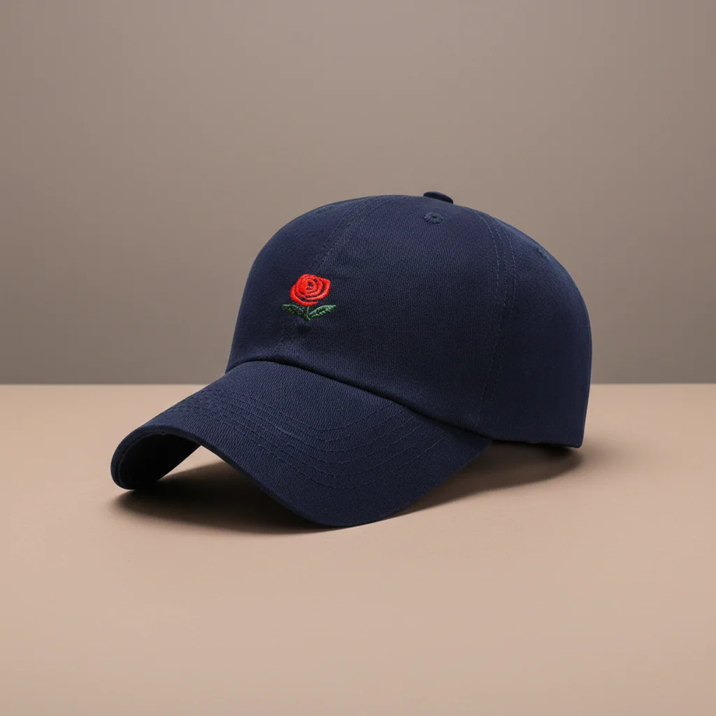 casquette vintage coton brodé fleur discrète - Vue 11 - casquette vintage