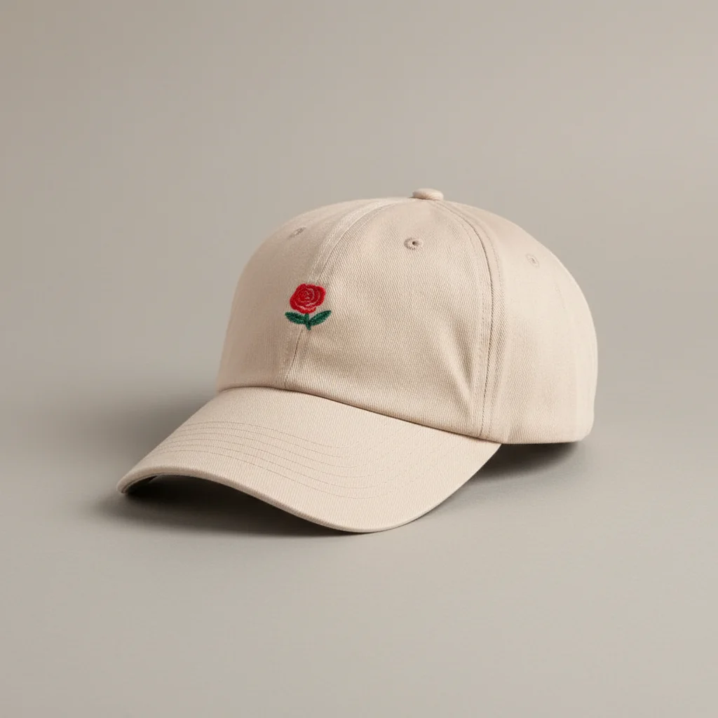 casquette vintage coton brodé fleur discrète - Vue 14 - casquette vintage