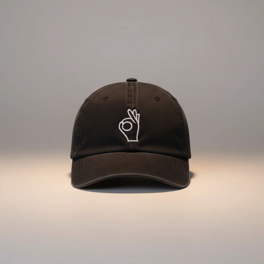 casquette vintage coton brodé geste cool - Vue 1 - casquette vintage