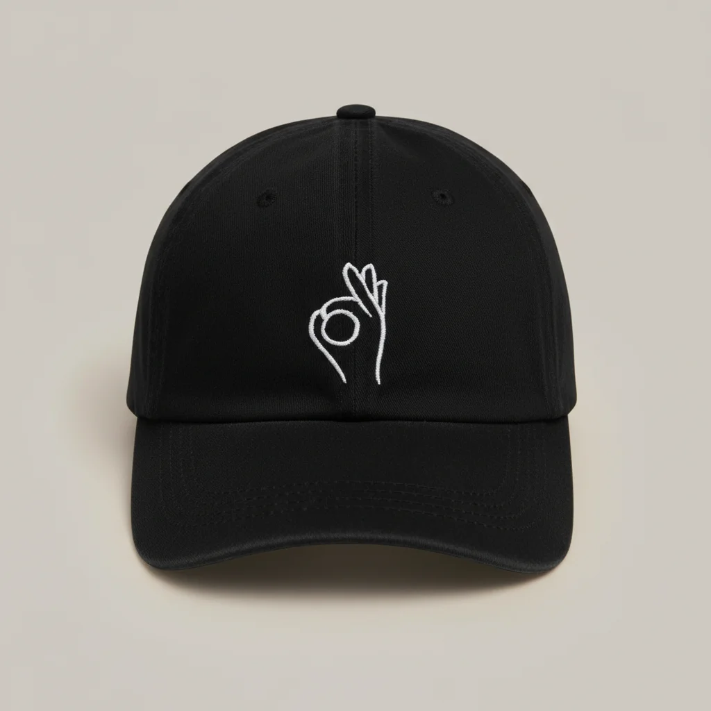 casquette vintage coton brodé geste cool - Vue 3 - casquette vintage