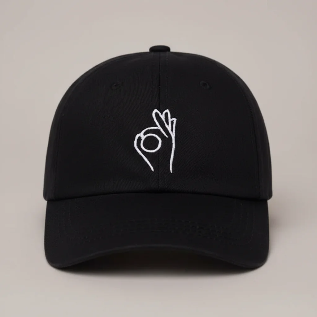 casquette vintage coton brodé geste cool - Vue 4 - casquette vintage