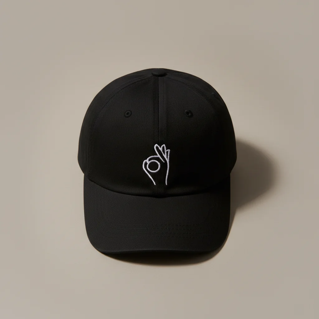 casquette vintage coton brodé geste distinctif - Vue 3 - casquette vintage