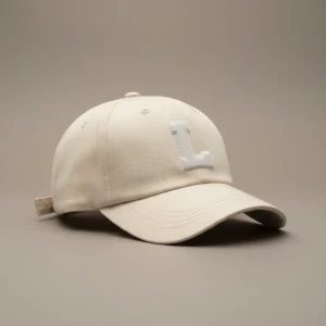 casquette vintage coton brodé initiale - Vue 1 - casquette vintage