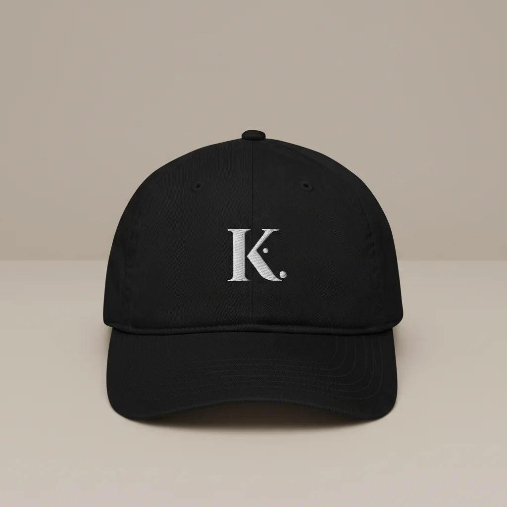 casquette vintage coton brodé initiale élégante - Vue 10 - casquette vintage