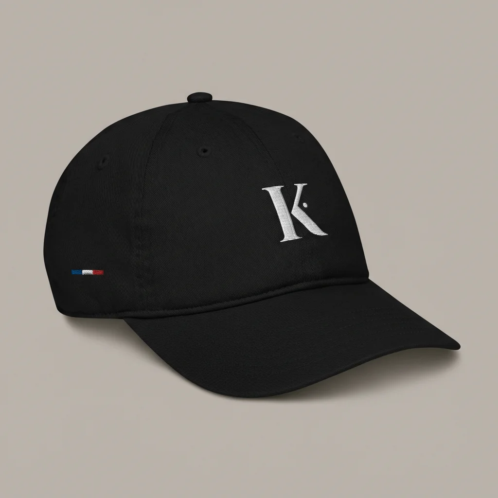 casquette vintage coton brodé initiale élégante - Vue 11 - casquette vintage