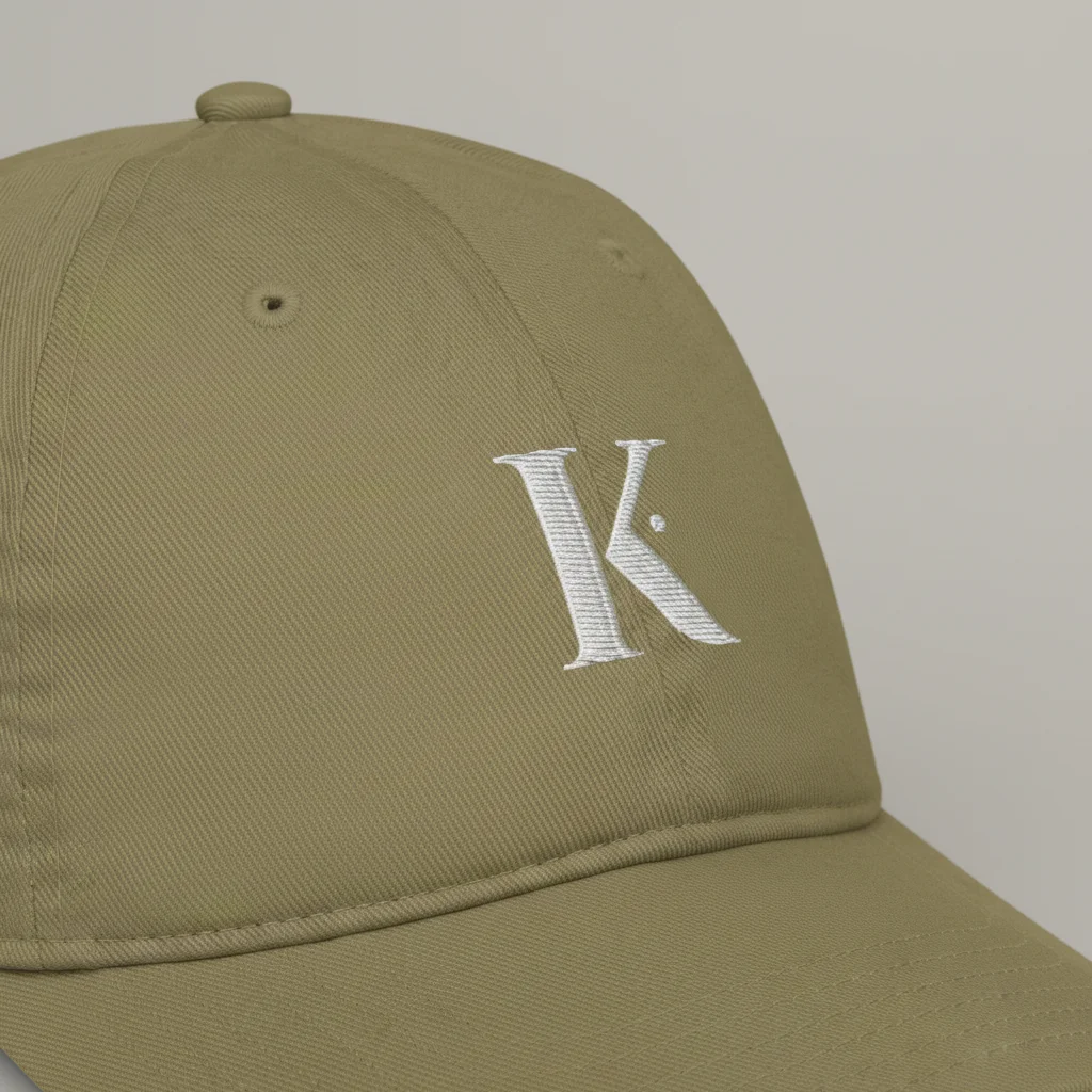casquette vintage coton brodé initiale élégante - Vue 4 - casquette vintage