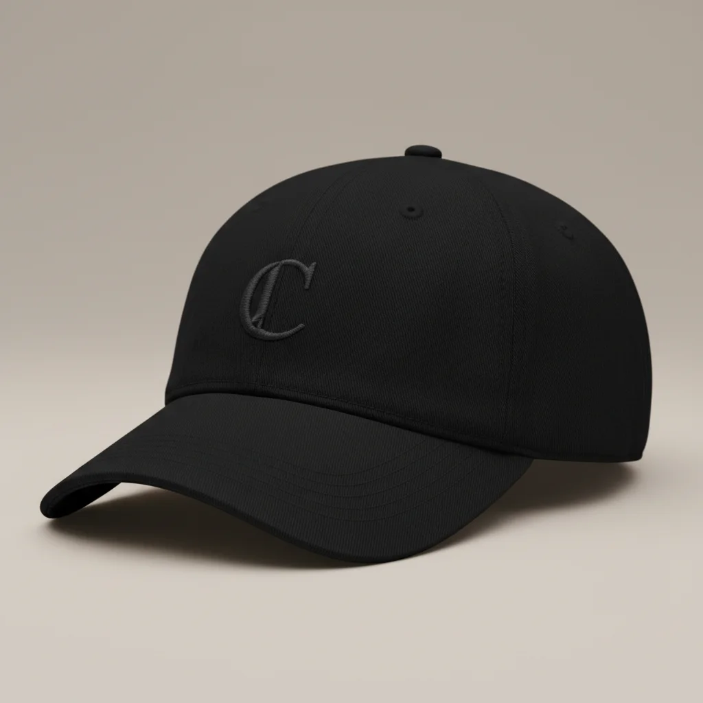casquette vintage coton brodé initiale élégante - Vue 8 - casquette vintage