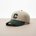 casquette vintage coton brodé initiale moderne - Vue 1 - casquette vintage