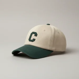 casquette vintage coton brodé initiale moderne - Vue 2 - casquette vintage