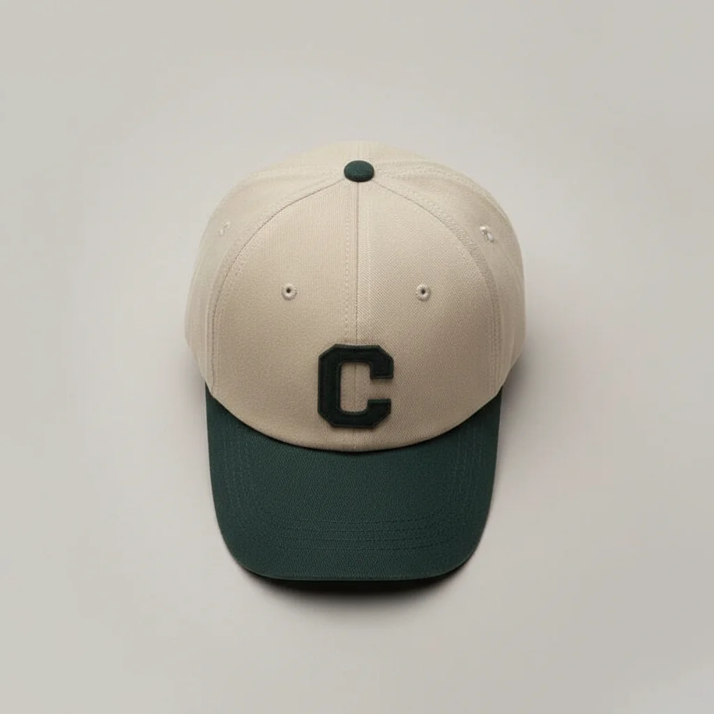 casquette vintage coton brodé initiale moderne - Vue 3 - casquette vintage