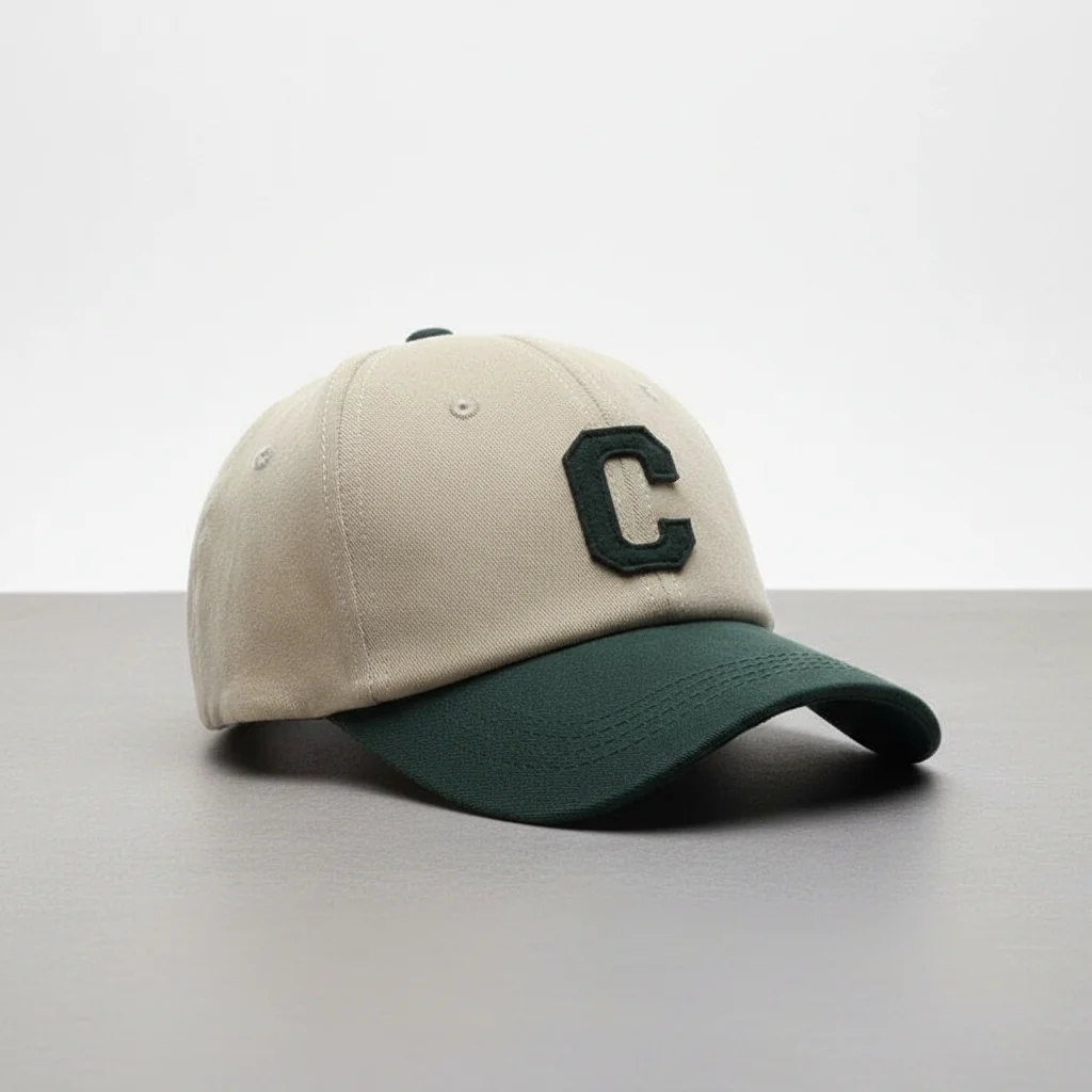 casquette vintage coton brodé initiale moderne - Vue 6 - casquette vintage