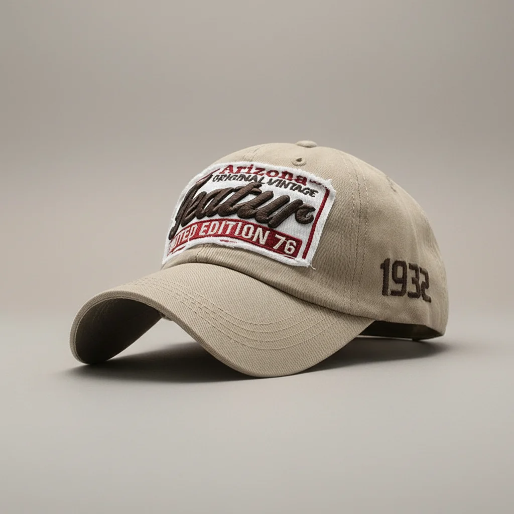 casquette vintage coton brodé look américain - Vue 12 - casquette vintage