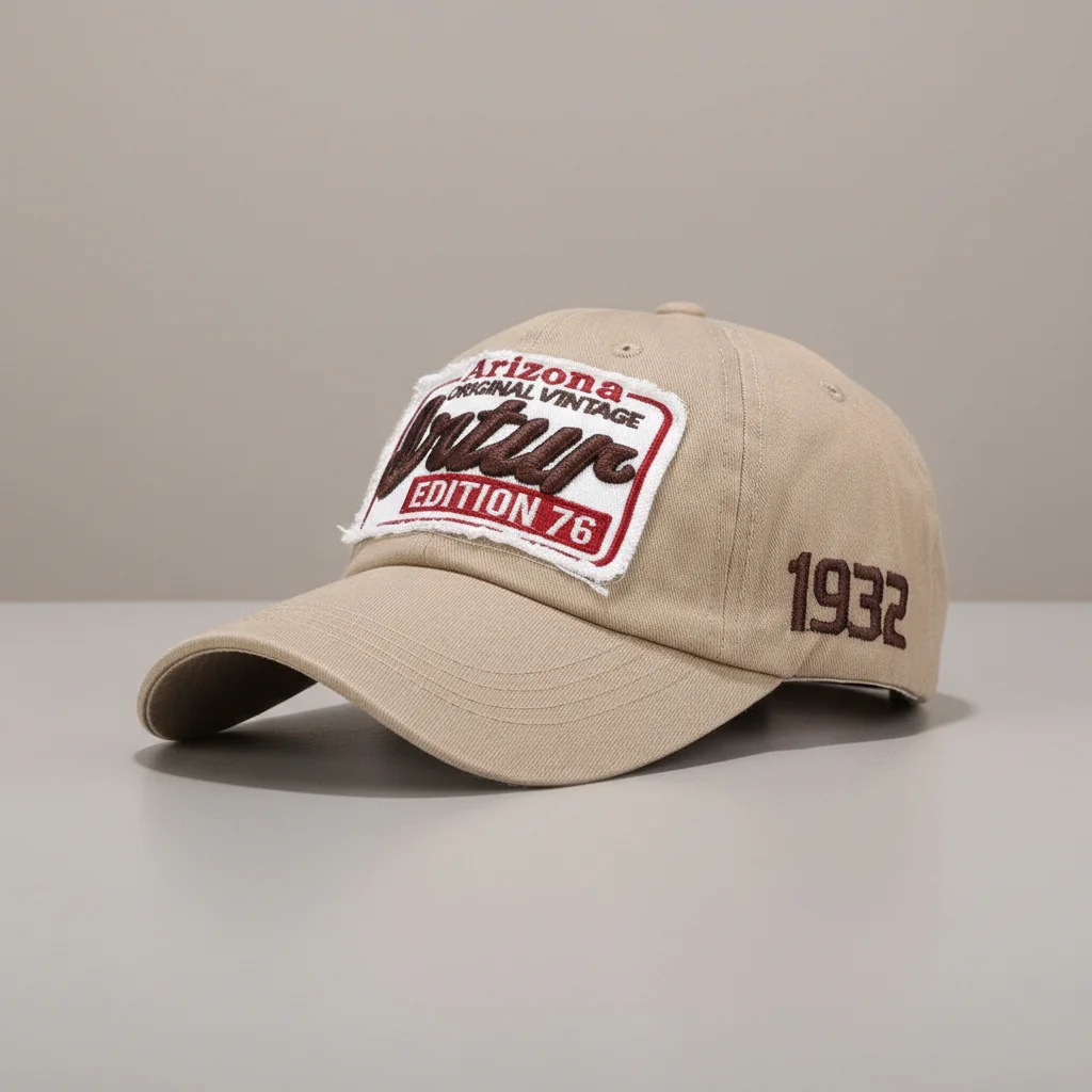 casquette vintage coton brodé look américain - Vue 13 - casquette vintage